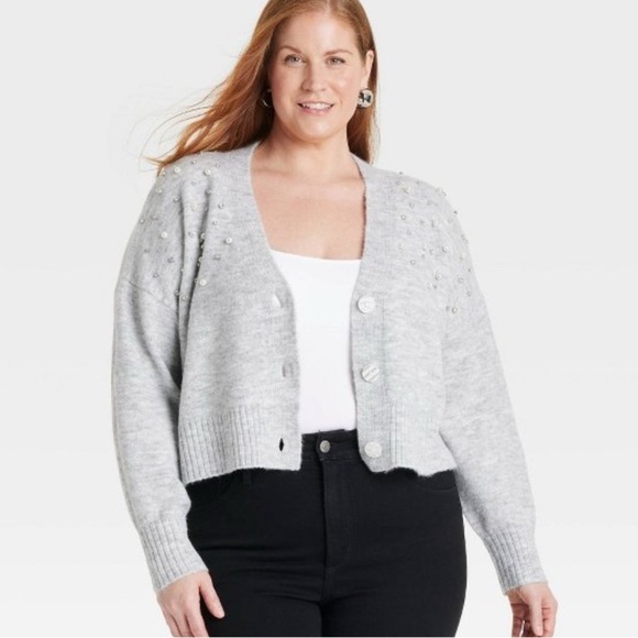 Ava and Viv Embellished Cardigan - Picture 1 of 12